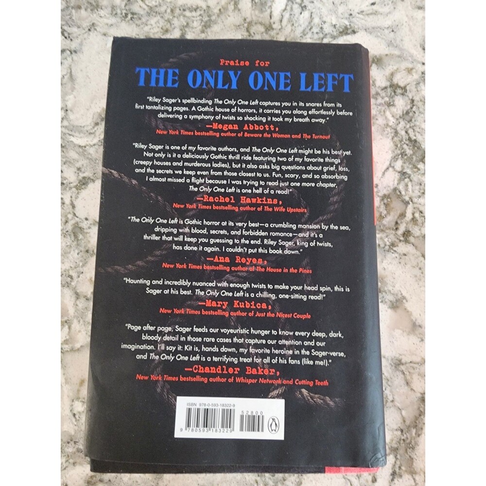 Only One Left : A Novel by Riley Sager (2023, Hardcover) Great - Picture 2 of 3